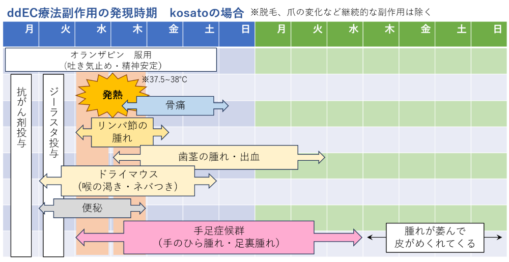 副作用発現時期